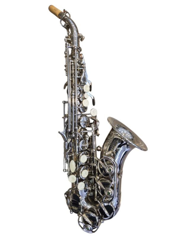 Sax Soprano Curvo Slade Niquelado Sib (Semi-novo)