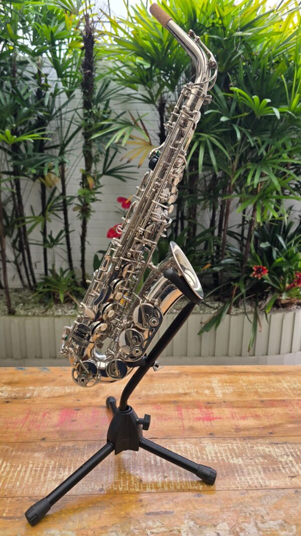 Sax Alto Fontai Niquelado Mib (Semi-novo) - Image 2
