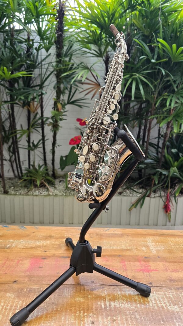 Sax Soprano Curvo Slade Niquelado Sib (Semi-novo) - Image 2