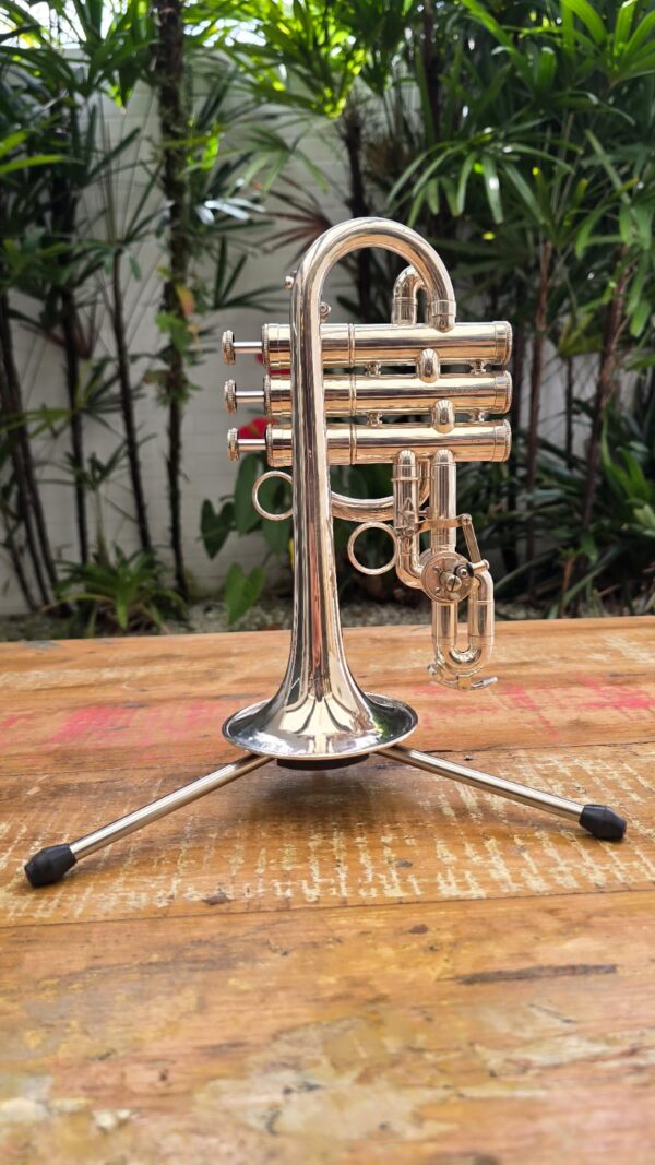 Trompete Piccolo Kings Technology Usa Prateado - Sib (Usado) - Image 3