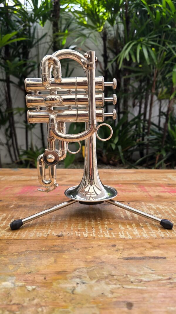 Trompete Piccolo Kings Technology Usa Prateado - Sib (Usado) - Image 2
