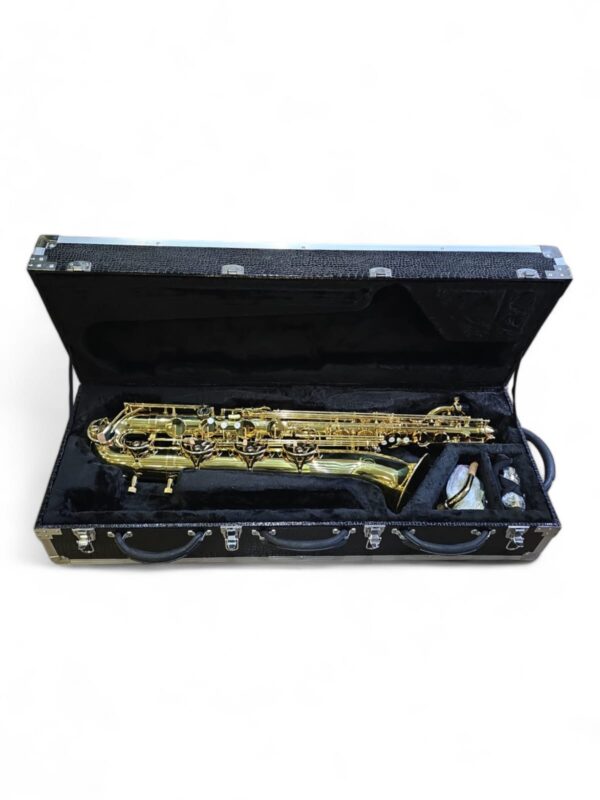 Sax Barítono Harmonics HBS-110L Laqueado Mib (Novo) - Image 3