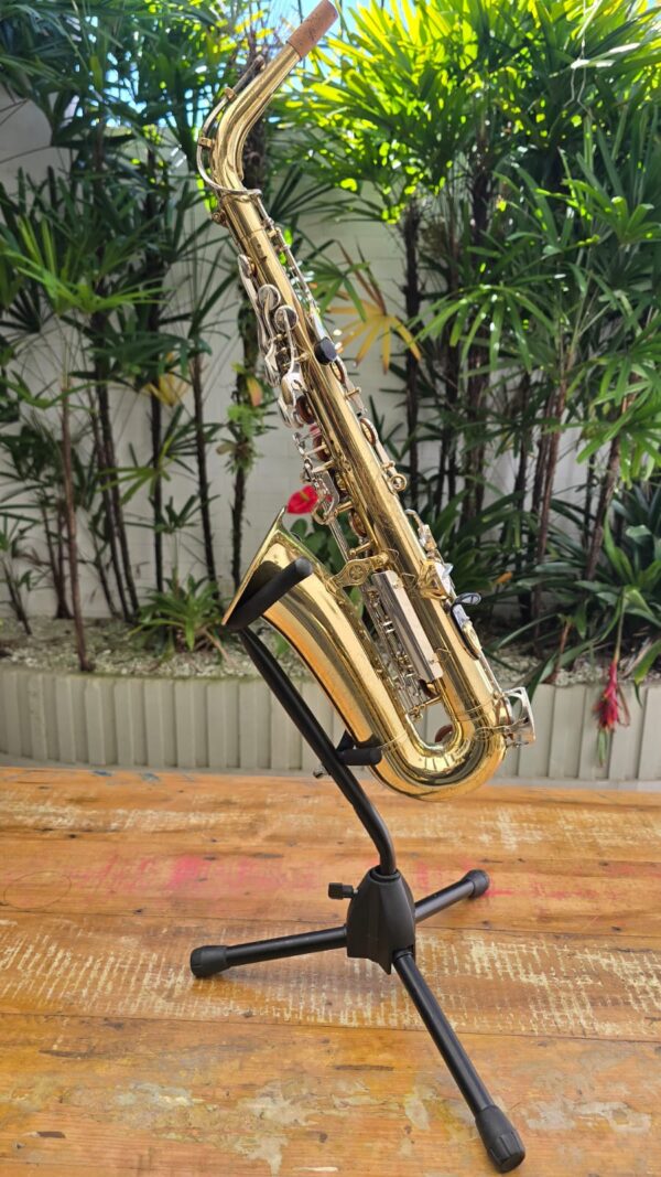 Sax Alto Yamaha YAS-23 Laqueado Com Chaves Niqueladas Série:197048A Mib (Usado) - Image 3