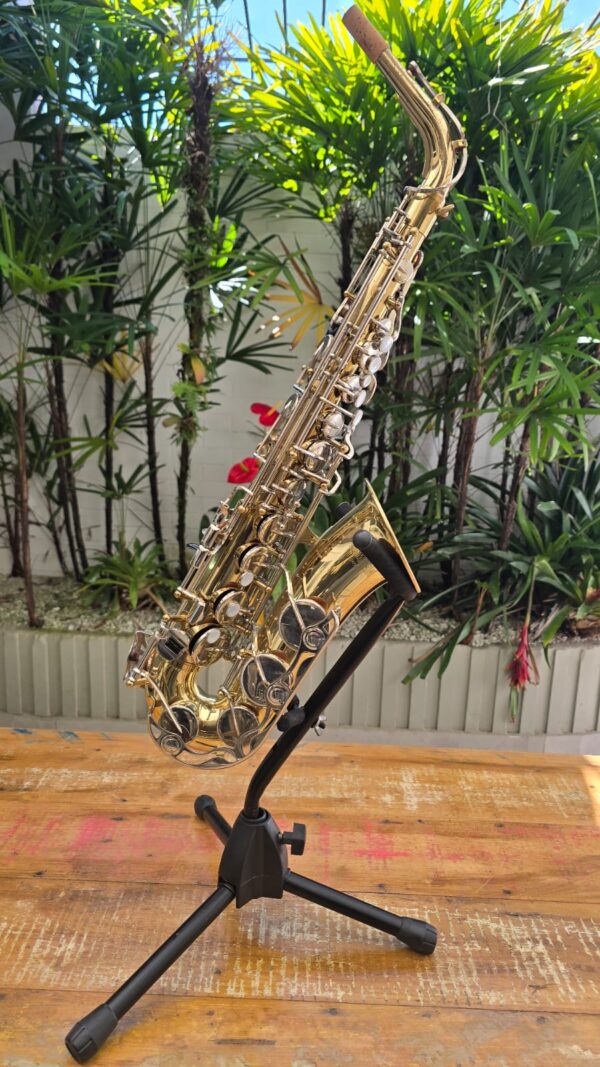 Sax Alto Yamaha YAS-23 Laqueado Com Chaves Niqueladas Série:197048A Mib (Usado) - Image 2
