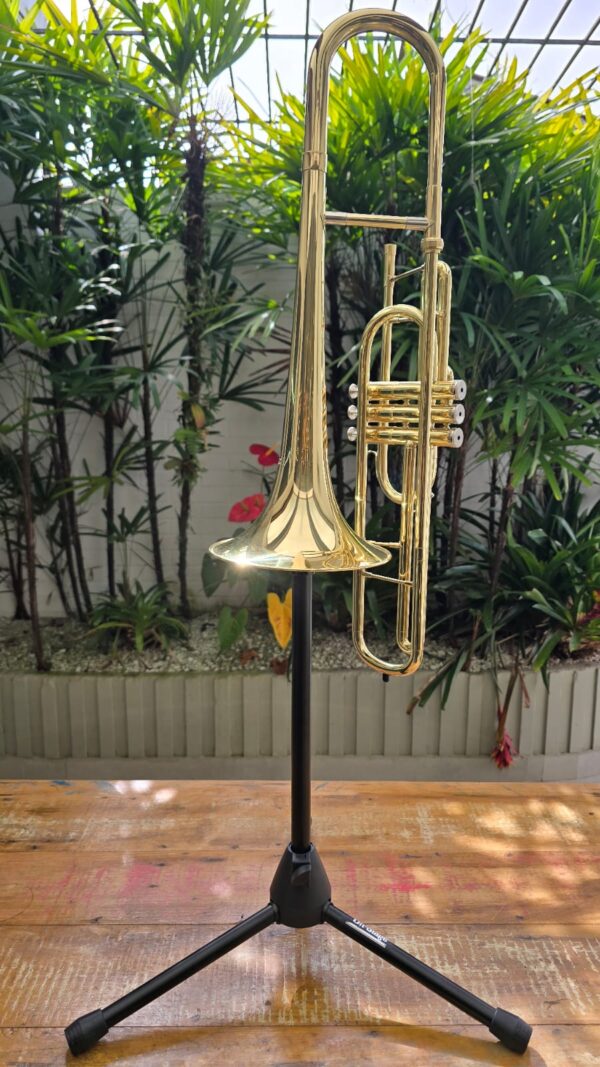 Trombone De Pisto Curto Kings Technology Usa Laqueado em Dó (Novo) - Image 3