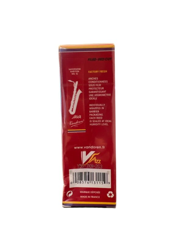 Palheta Sax Baritono Vandoren Java Red - Valor Unitário - Image 2