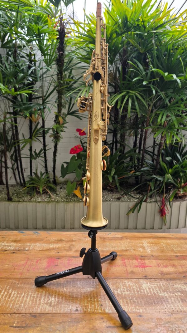 Sax Soprano Reto Kings Technology Usa Escovado Sib (Usado) - Image 3