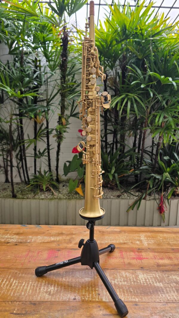 Sax Soprano Reto Kings Technology Usa Escovado Sib (Usado) - Image 2