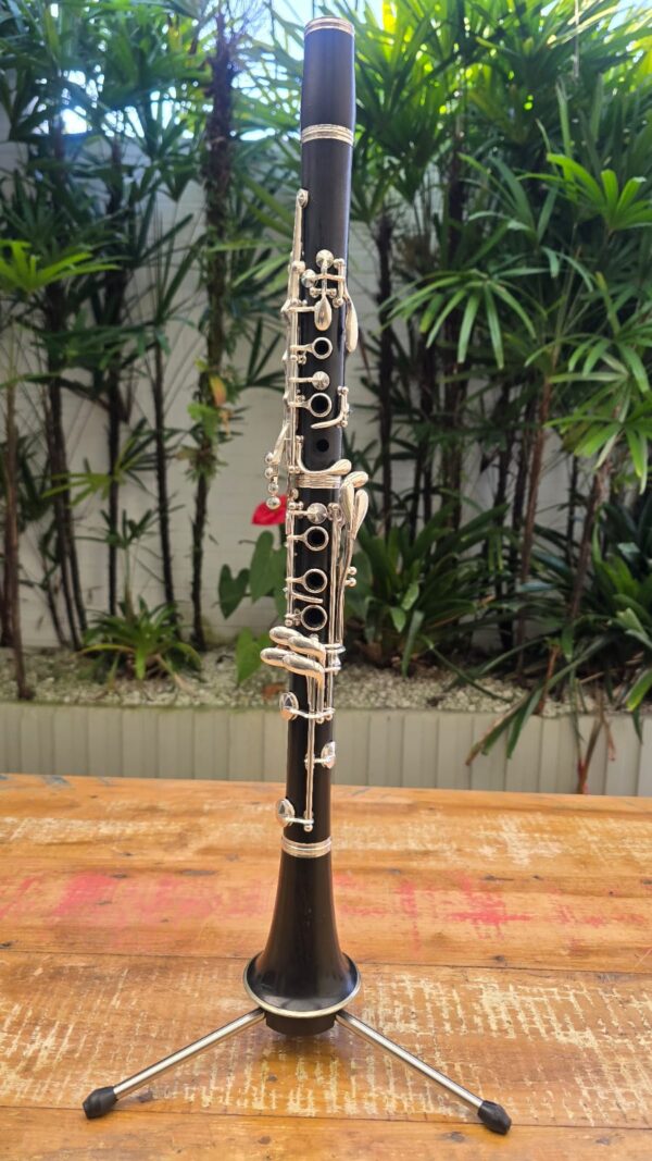 Clarinete Buffet Crampon E11 Madeira Chaves Prateadas Sib (Usado) - Image 2