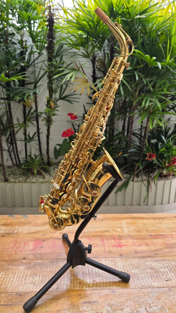 Sax Alto Mendini By Cecilio MAS-L Laqueado Mib (Semi-novo) - Image 2