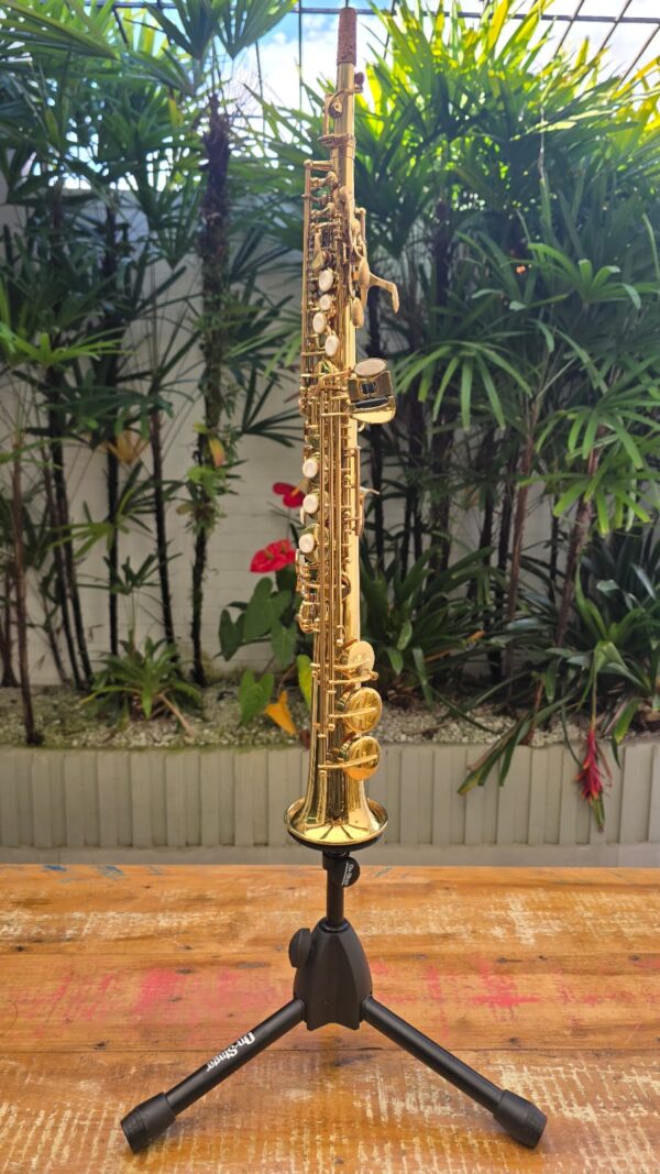 Sax Soprano Reto Halk Laqueado Sib (Usado) - Image 3