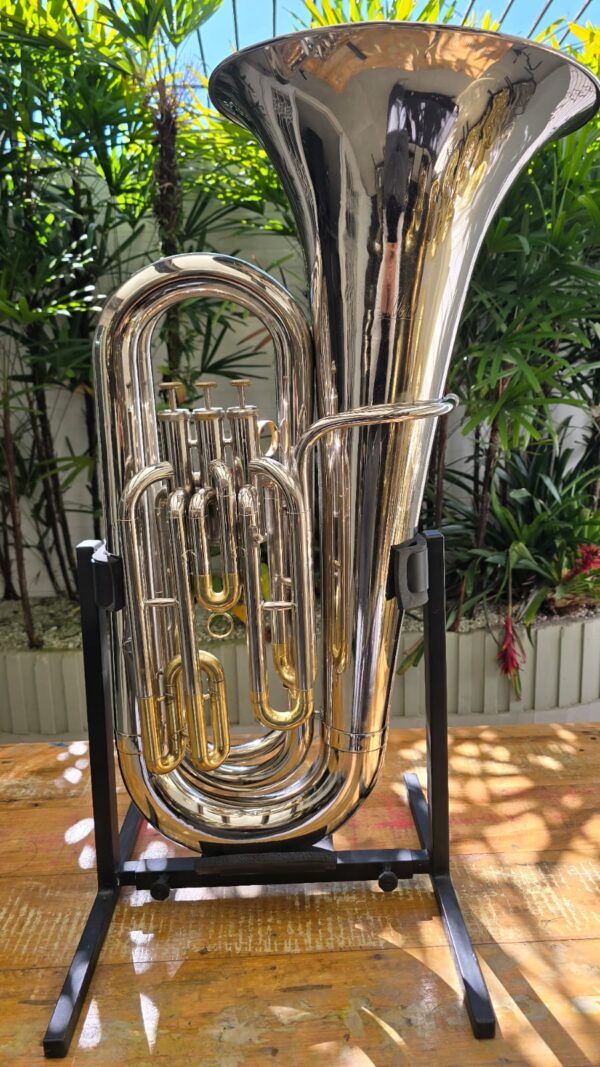 Tuba Weril J310 3/4 Niquelada em Dó (Usada) - Image 2