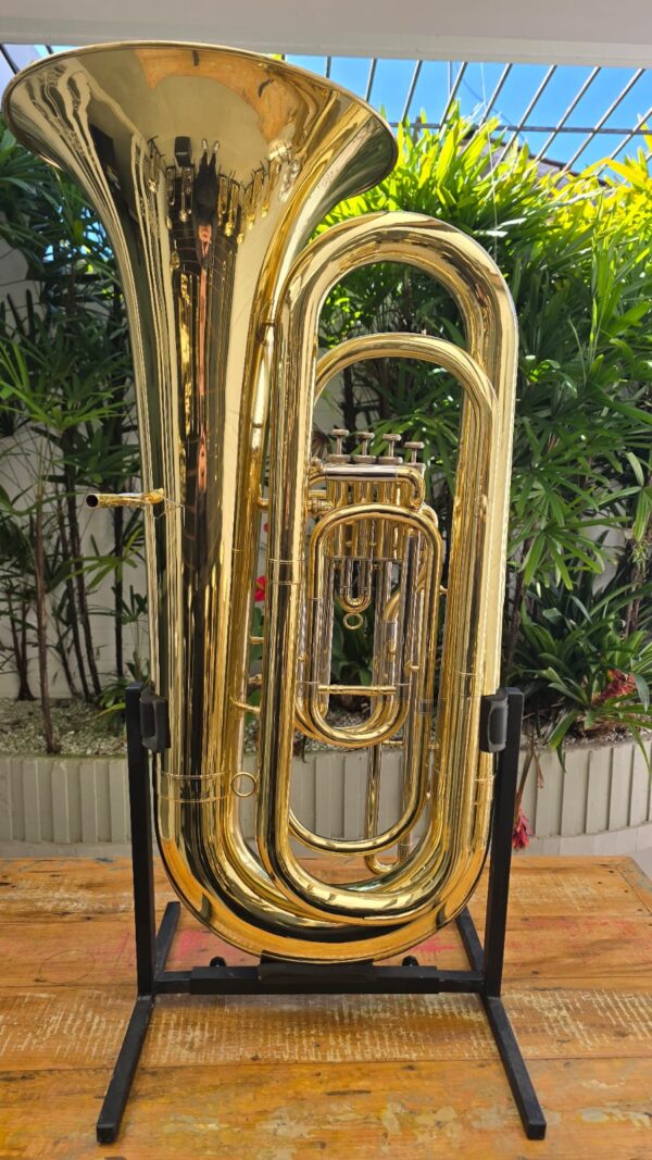 Tuba Yamaha YBB-321 4/4 Laqueada Sib (Usada) - Image 3