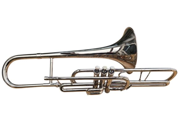 Trombone de Pisto Curto Weril Bentley 91 Niquelado em Dó (Usado)
