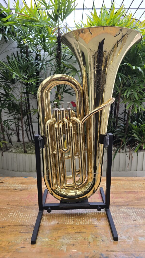 Tuba Reynolds 3/4 3 Pistos Laqueada Sib (Usado) - Image 2