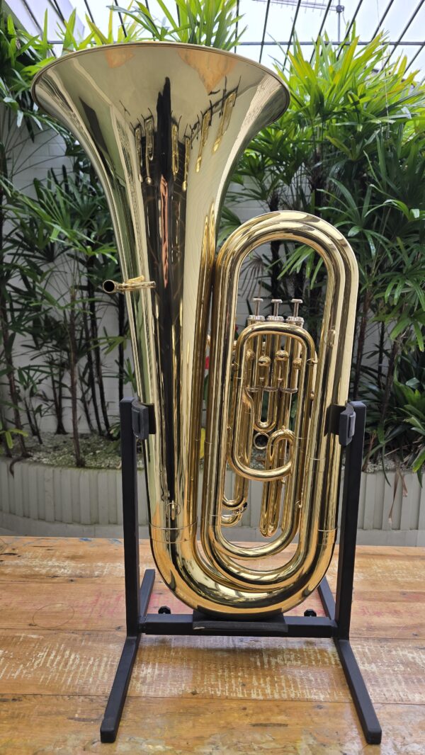 Tuba Reynolds 3/4 3 Pistos Laqueada Sib (Usado) - Image 3