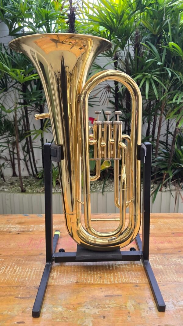 Bombardino/Euphonium Kings Technology USA 3 Pistos Laqueado Sib (Usado) - Imagem 3