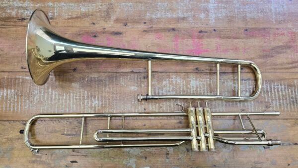 Trombone De Pisto Longo Weril F670 Laqueado Sib (Semi-novo) - Imagem 4