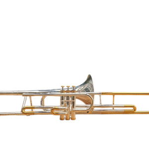 Trombone de Pisto Curto Kings Technology Prata com Ouro Sib (Novo)