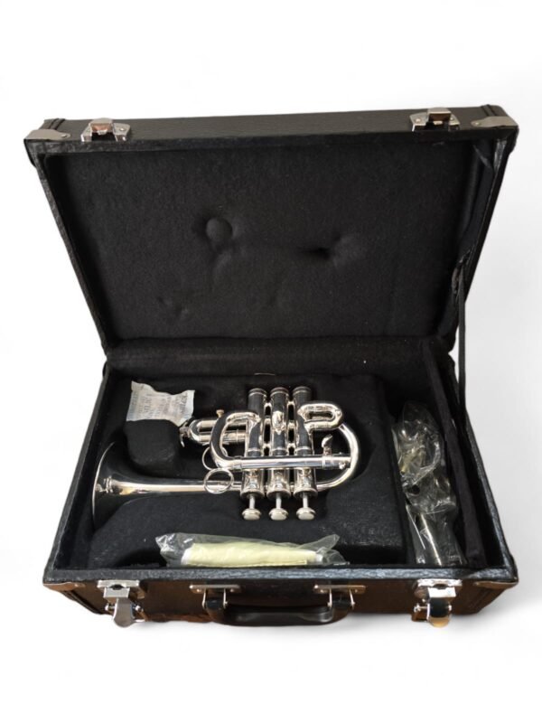 Trompete Piccolo Kings Technology Usa Prateado - Sib (Usado) - Imagem 4