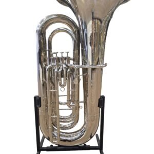 Tuba Kings Brasil 4/4 4 Pistos Niquelada Sib (Novo)