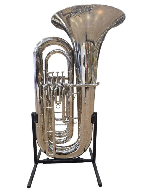 Tuba Kings Brasil 4/4 4 Pistos Niquelada Sib (Novo)