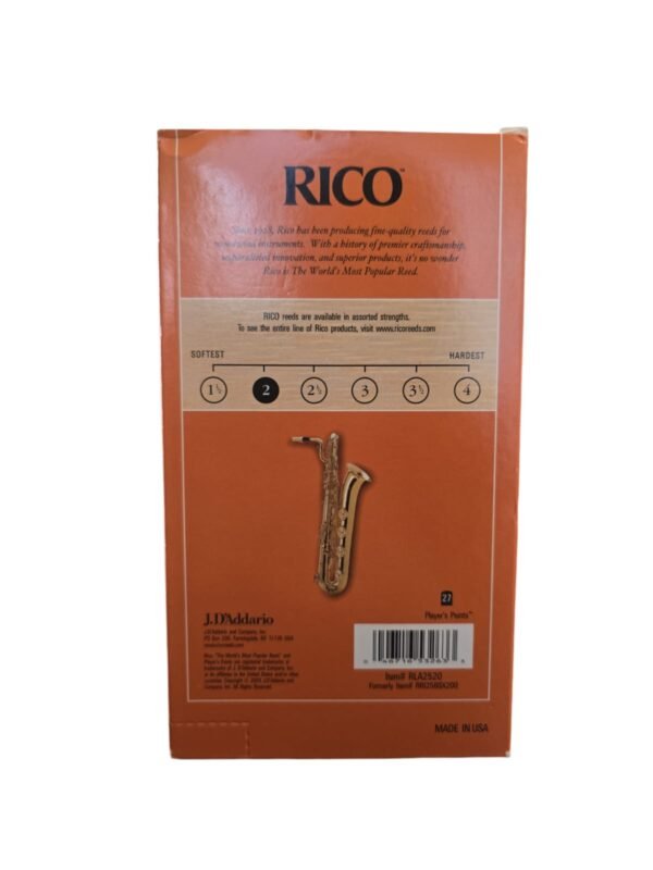 Palheta Rico Básica Sax Barítono - Valor Unitário - Imagem 2