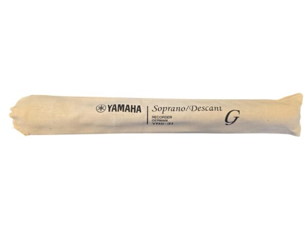 Flauta Doce Soprano Germanica Yamaha YRS-31 Marrom com Marfim - Imagem 4