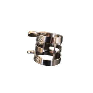Abraçadeira Para Sax Alto Niquelada de Metal