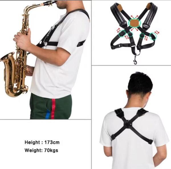 Correia Para Sax Alto/Barítono/ Tenor - Imagem 3
