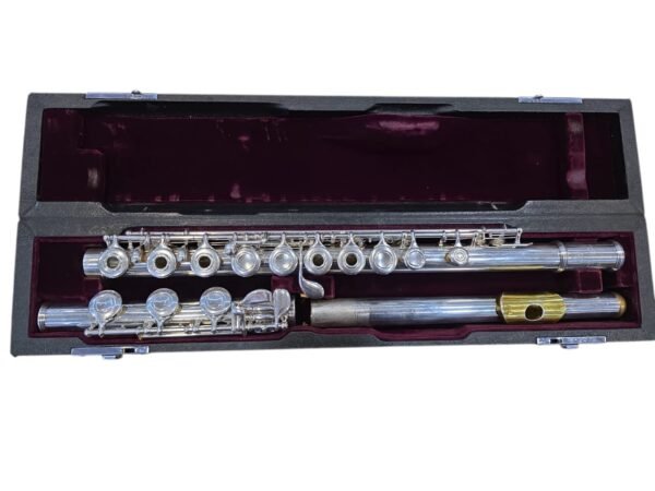 Flauta Transversal Yamaha 481II Prateada Em Dó (Usada) - Imagem 4