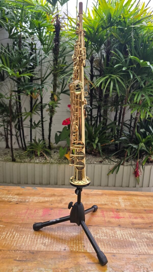 Sax Soprano Reto Eagle SP-502 Laqueado Sib ( Usado) - Imagem 3