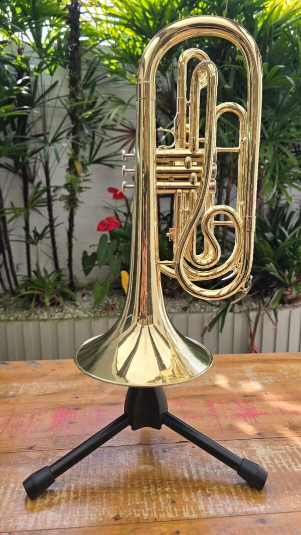 Trombonito Weril F371 Laqueado - Sib (Usado) - Imagem 3