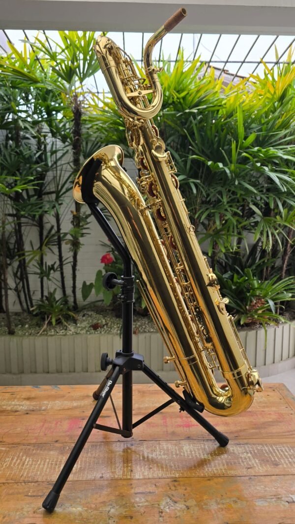 Sax Barítono Harmonics HBS-110L Laqueado Mib (Semi-Novo) - Imagem 3