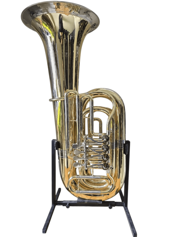 Tuba W. Meinl Weston Advision of Getzen 5/4 4 Rotores Laqueada Sib (Usada)