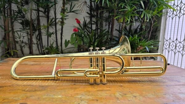 Trombone de Pisto Curto Fontai Laqueado em Dó (Novo) - Imagem 2