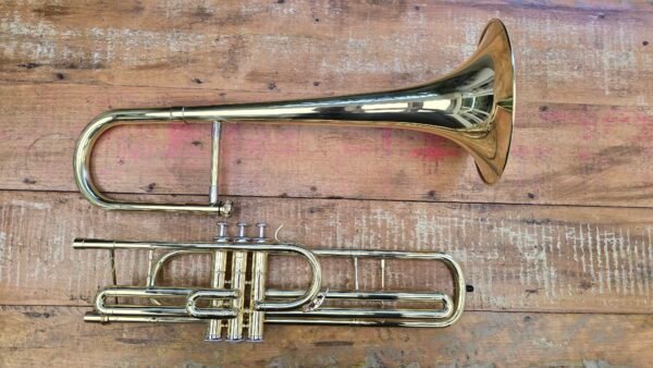 Trombone de Pisto Curto Fontai Laqueado em Dó (Novo) - Imagem 3