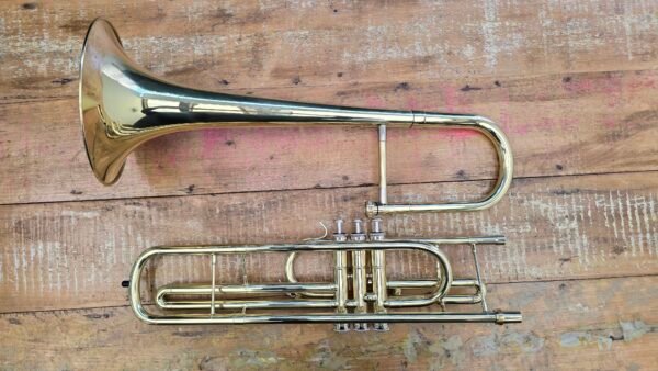 Trombone de Pisto Curto Fontai Laqueado em Dó (Novo) - Imagem 4