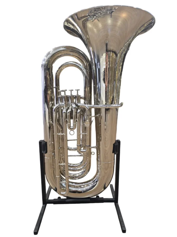 Tuba Kings Brasil 4/4 4 Pistos Niquelada Sib (Semi-Novo)