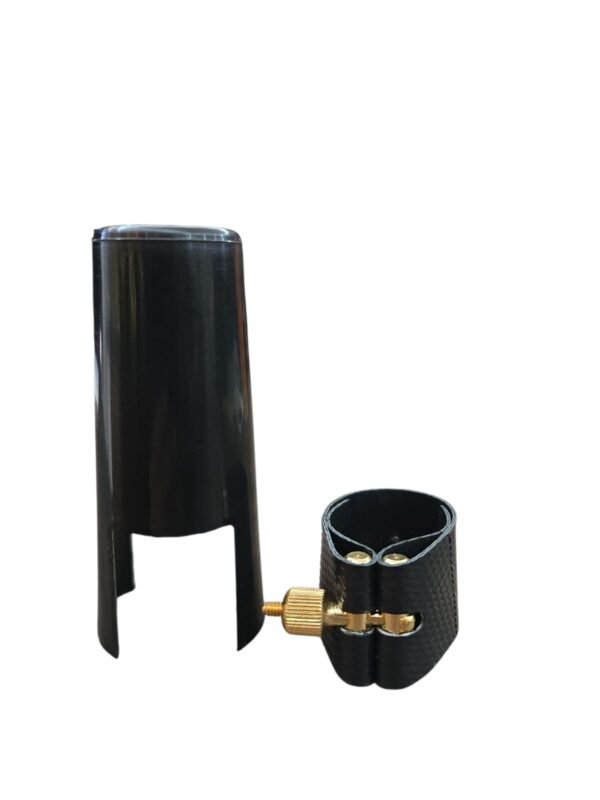 Abraçadeira de Couro Sintético Free Sax para Sax Barítono - Imagem 2