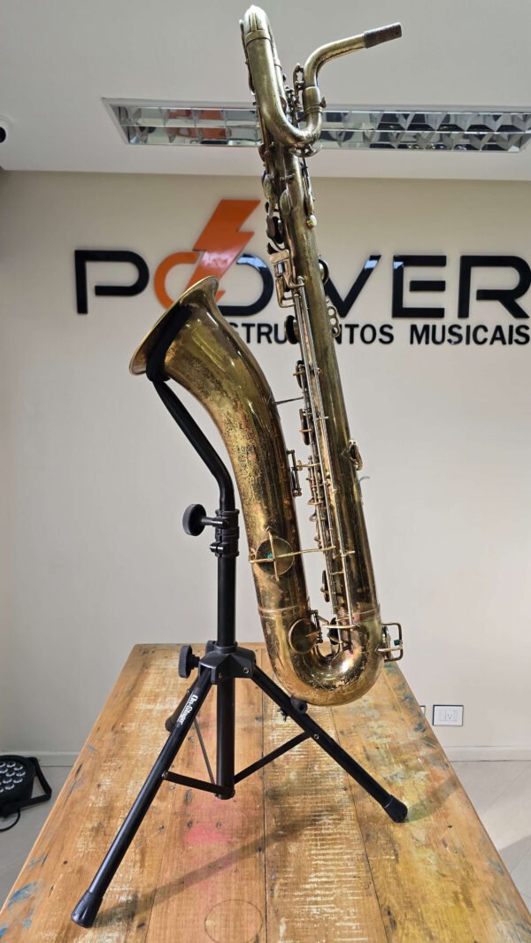 Sax Barítono King Zephyr Laqueado Mib (Usado) - Imagem 3