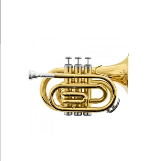 Trompete Pocket Harmonics HMT-500L LQ Laqueado Sib (novo)