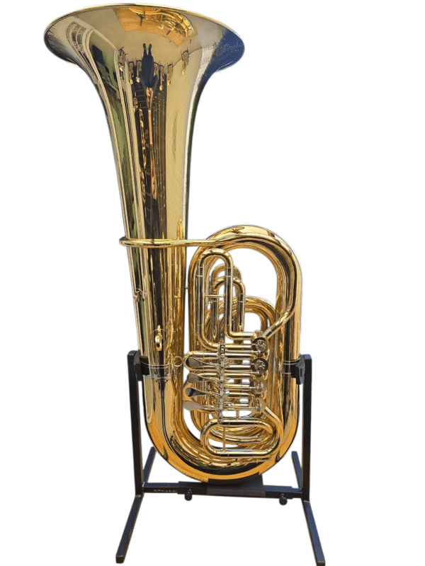 Tuba Harmonics HBB-200L 4/4 4 Rotores Laqueada Sib (semi-novo)